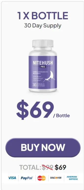 NiteHush Pro !Bottle Price Image